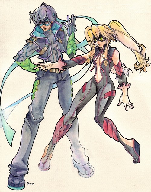 clarissa arwin and felius arwin (wild arms and 1 more) drawn by come-sta