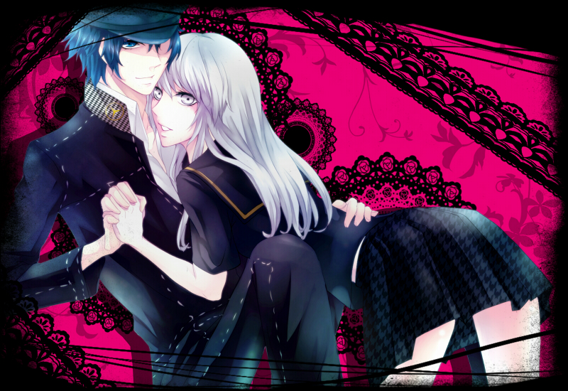 narukami yu and shirogane naoto (persona and 1 more) drawn by pean_(mizuki613)
