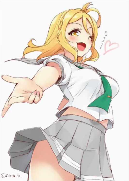 ohara mari (love live! and 1 more) drawn by hazuki_natsu