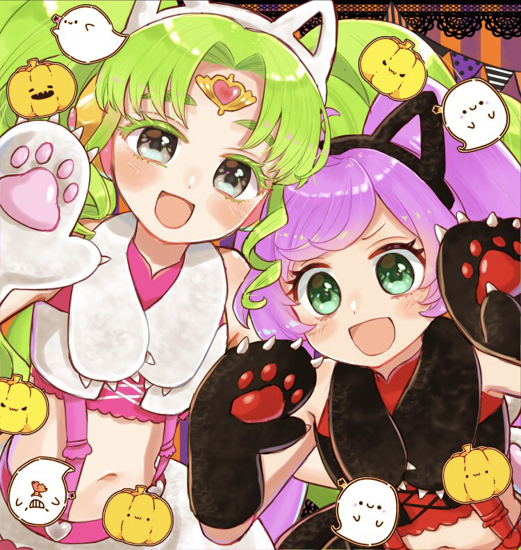 manaka laala and falulu (pretty series and 1 more) drawn by jinno_(jin_c_kkry)