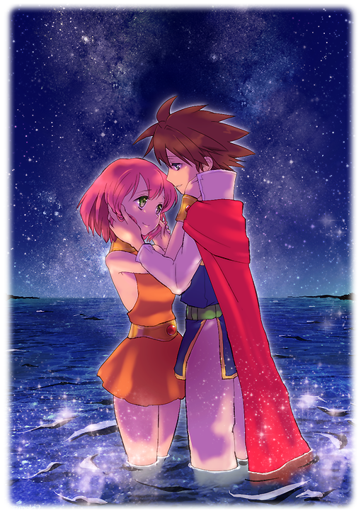 lenna charlotte tycoon and bartz klauser (final fantasy and 1 more) drawn by meki-t