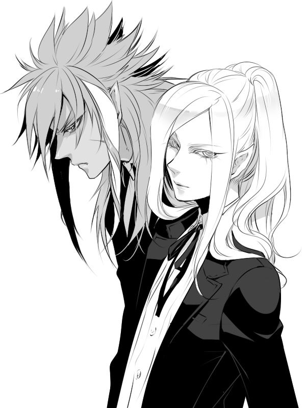 vanfeny vamp and garushaa wolfein (inazuma eleven and 2 more) drawn by zuwai_kani