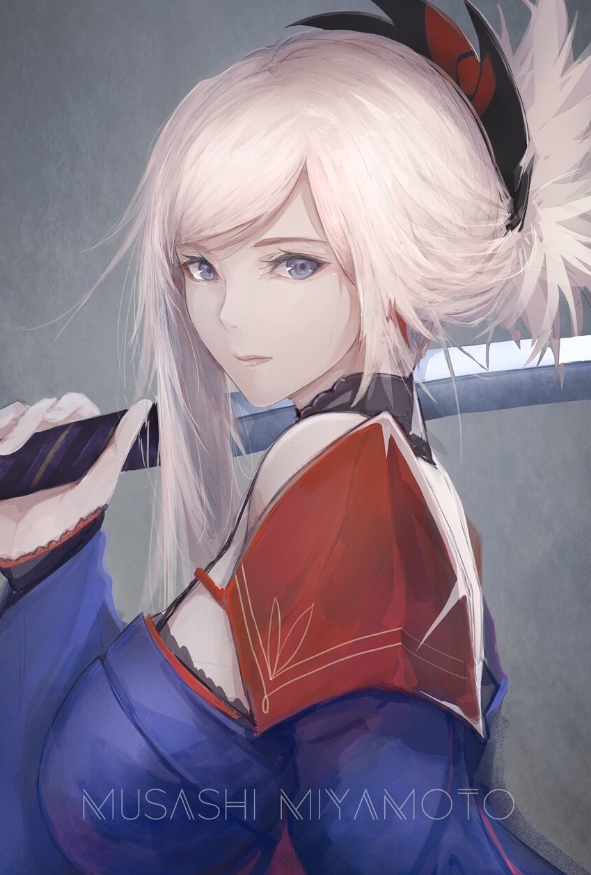 miyamoto musashi (fate and 1 more) drawn by marumoru