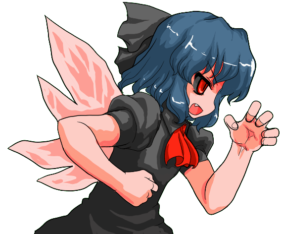 cirno (touhou and 1 more) drawn by mono_(moiky)