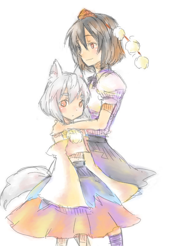 shameimaru aya and inubashiri momiji (touhou) drawn by takanashi_minato