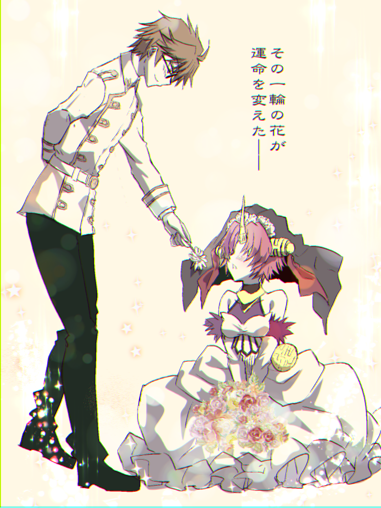 frankenstein's monster and caules forvedge yggdmillennia (fate and 2 more) drawn by tajima_yoshikazu