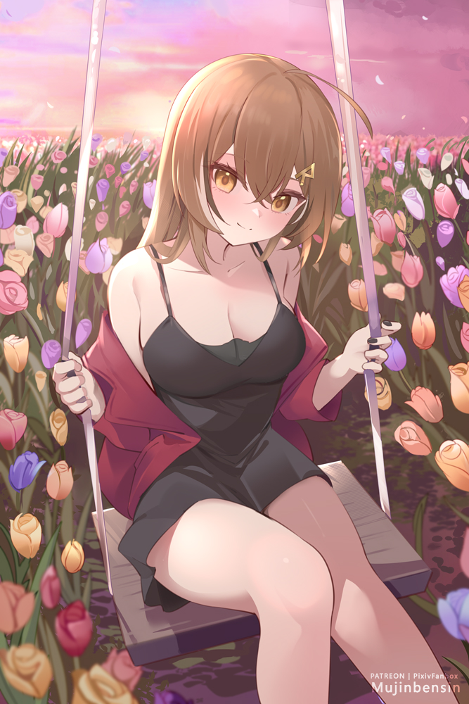 nanashi mumei (hololive and 1 more) drawn by mujinbensin
