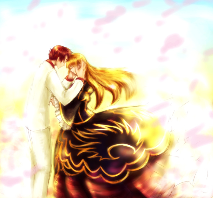 beatrice and ushiromiya battler (umineko no naku koro ni) drawn by uka_(color_noise)