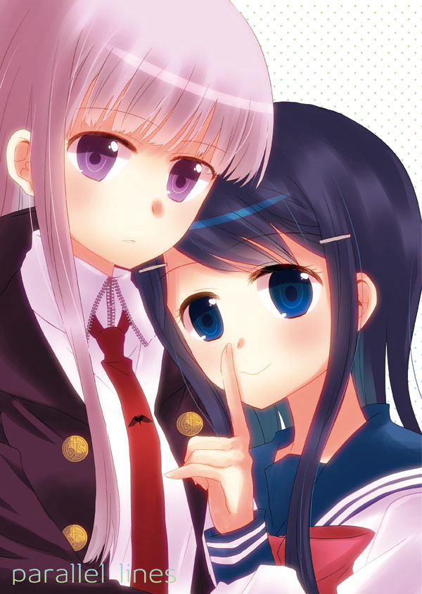 kirigiri kyoko and maizono sayaka (danganronpa and 1 more) drawn by sakura_hiyoko