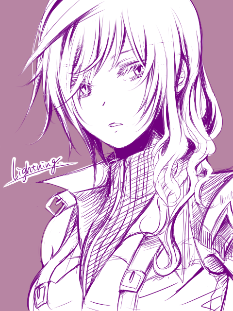 lightning farron (final fantasy and 1 more) drawn by tamaki-7kg