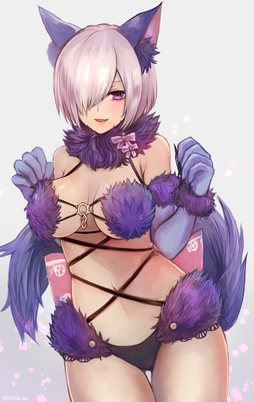 mash kyrielight (fate and 1 more) drawn by yukihama