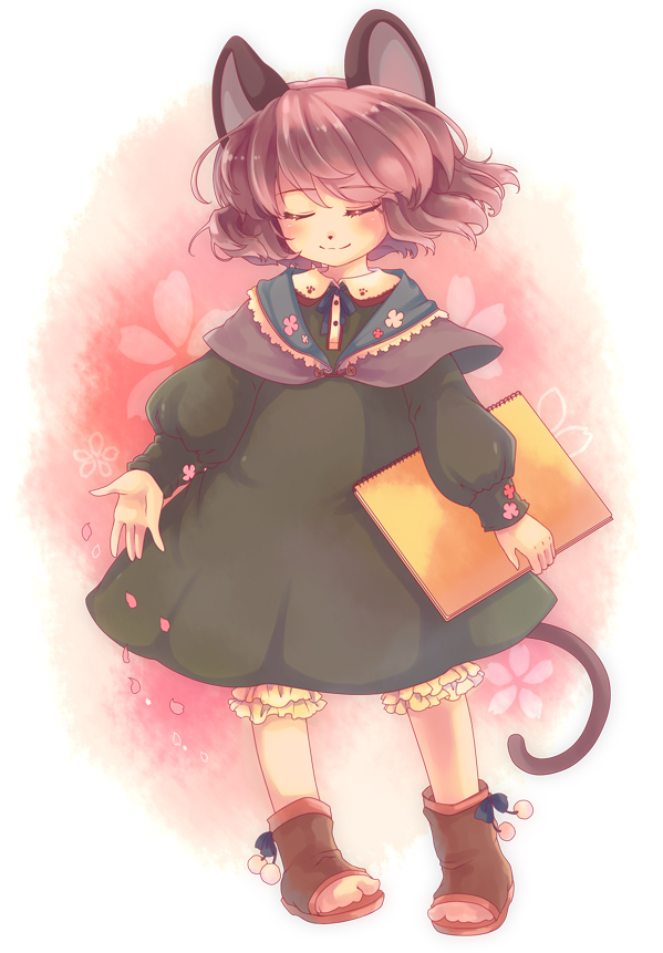 nazrin (touhou) drawn by iris_anemone