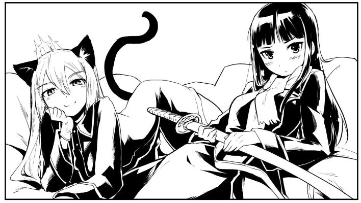 sakamoto mio and heinrike prinzessin zu sayn-wittgenstein (world witches series and 2 more) drawn by mozu_(peth)