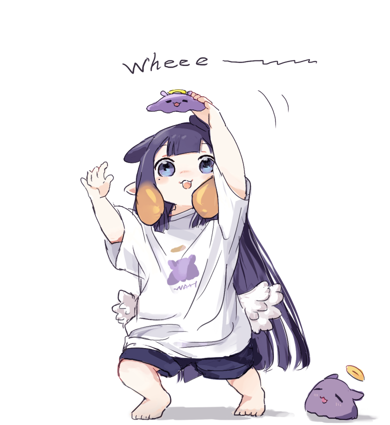 ninomae ina'nis and takodachi (hololive and 1 more) drawn by yuuyu_(777)