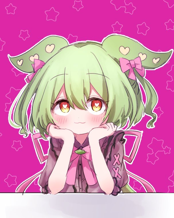 zundamon and jirai kei zundamon (voiceroid and 1 more) drawn by omochinegi
