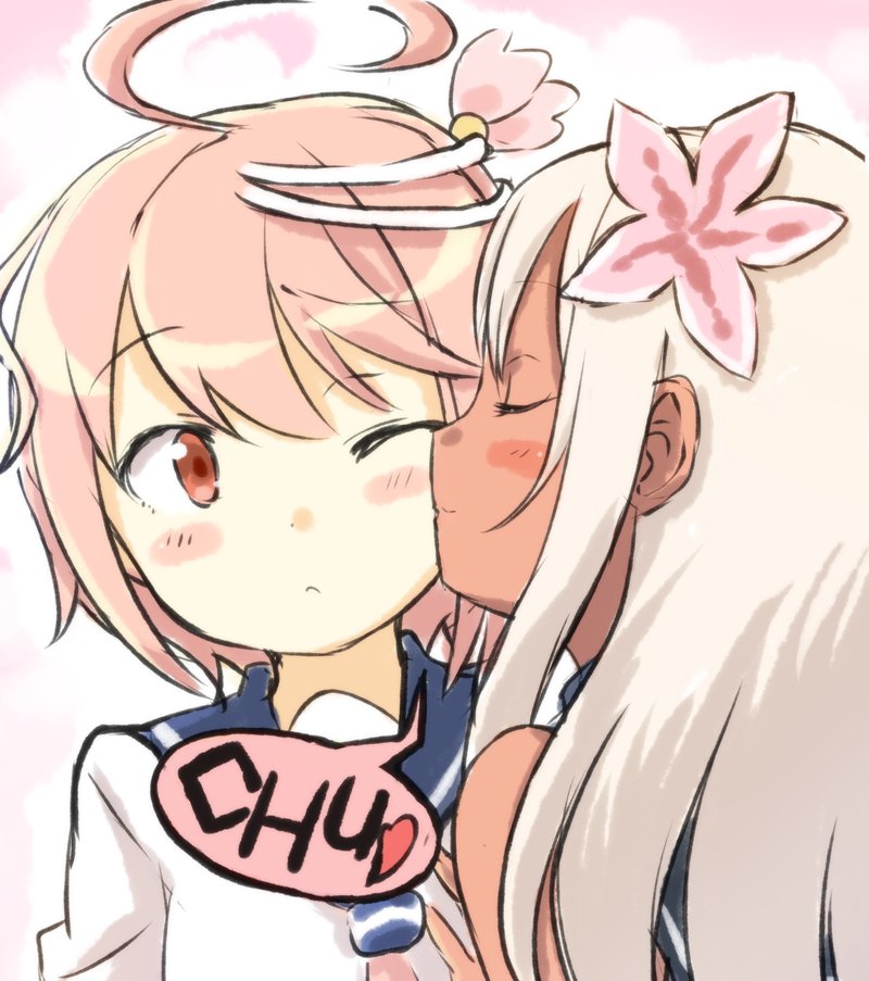 ro-500 and i-58 (kantai collection) drawn by engiyoshi