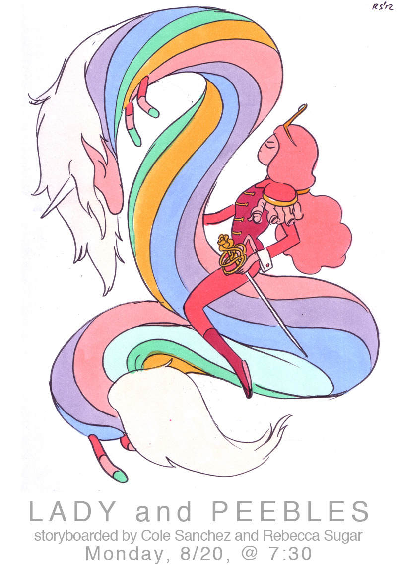 tenjou utena, princess bonnibel bubblegum, and lady rainicorn (adventure time and 1 more) drawn by rebecca_sugar