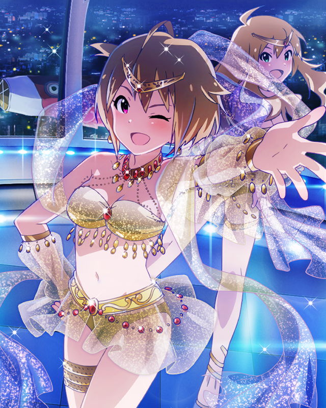 ibuki tsubasa and tokoro megumi (idolmaster and 1 more)