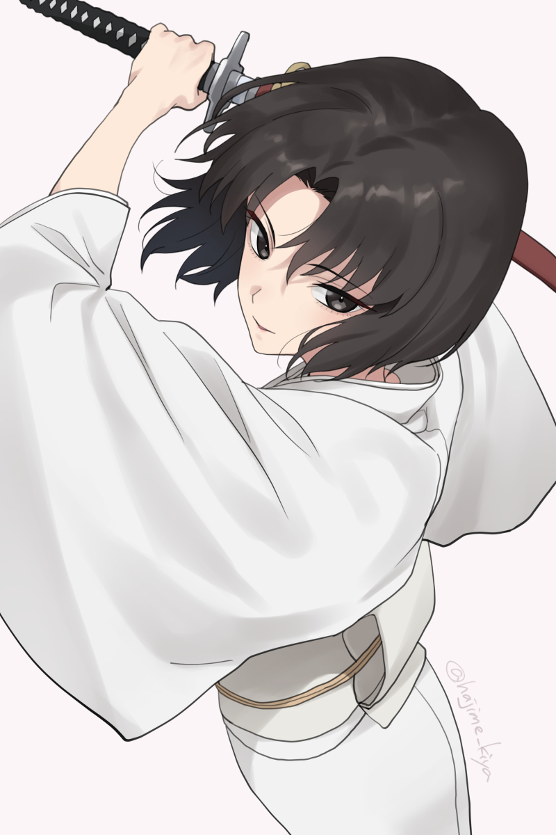 ryougi shiki and void shiki (kara no kyoukai) drawn by kiya_hajime