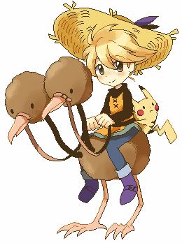 pikachu, yellow, pika, and doduo (pokemon and 1 more) drawn by suyeda