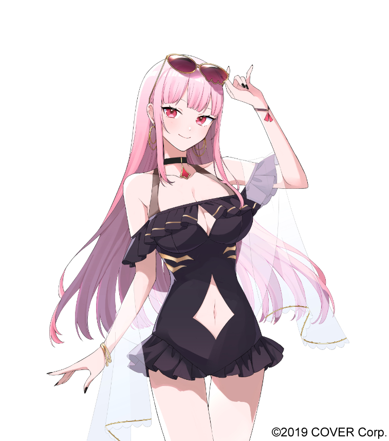 mori calliope (hololive and 1 more) drawn by aneco_(westsea1227)