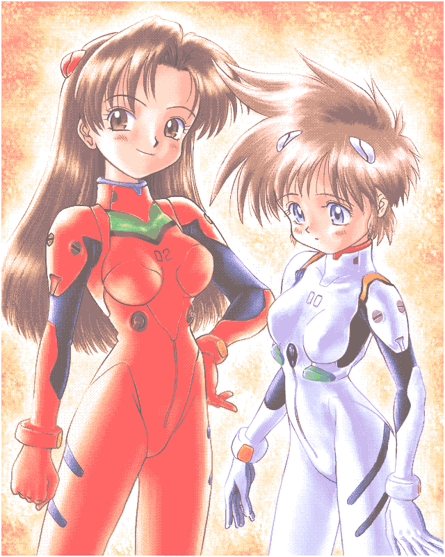 souryuu asuka langley, ayanami rei, mima tokiko, and kuriyagawa sakura (neon genesis evangelion and 1 more) drawn by goto_p