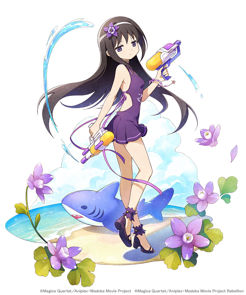akemi homura (mahou shoujo madoka magica and 2 more)