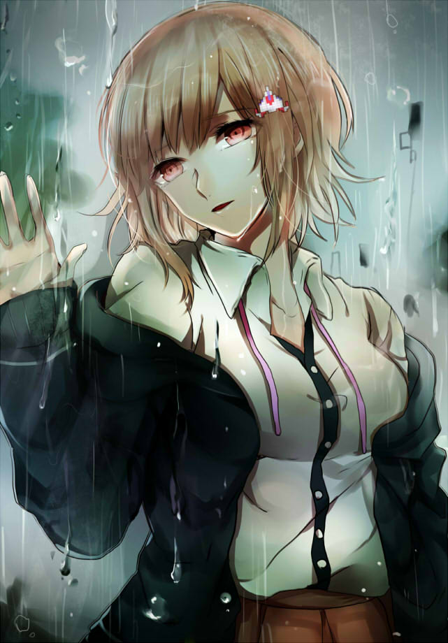 nanami chiaki (danganronpa and 2 more) drawn by kurozatou_owata