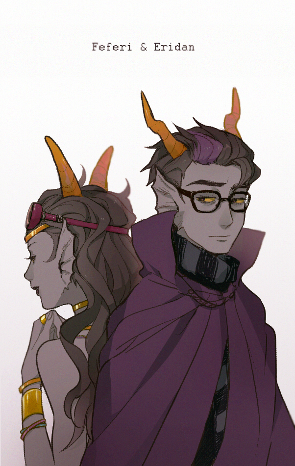 eridan ampora and feferi peixes (homestuck) drawn by cat811021