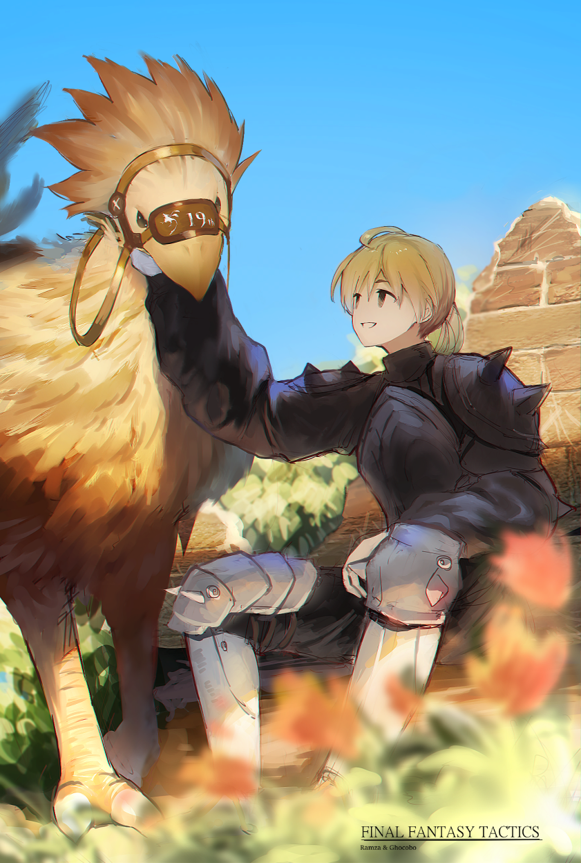 ramza beoulve (final fantasy and 1 more) drawn by kinketsu