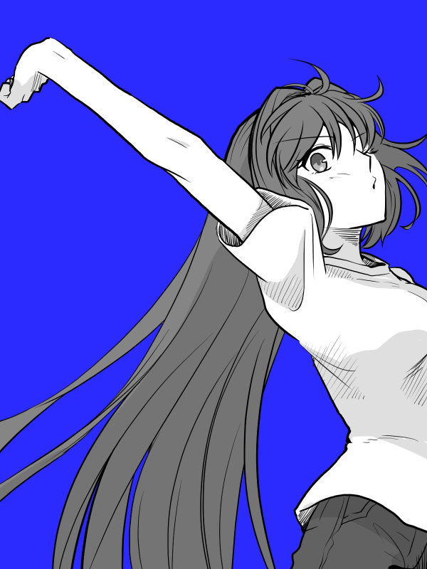aozaki aoko (tsukihime and 2 more) drawn by metarogu