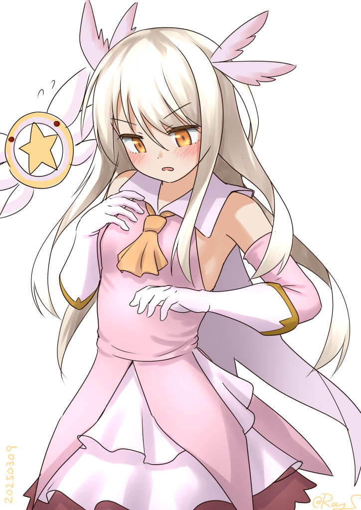 illyasviel von einzbern, prisma illya, magical ruby, and kikuzuki (kantai collection and 2 more) drawn by ray.s