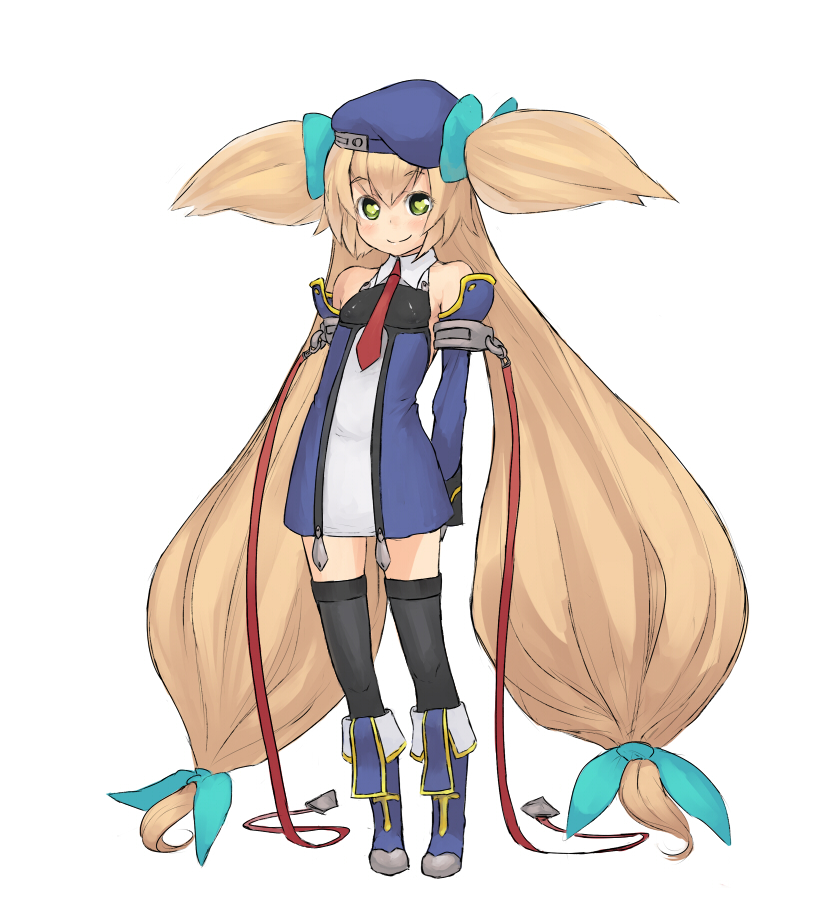 noel vermillion and platinum the trinity (blazblue) drawn by chiwino