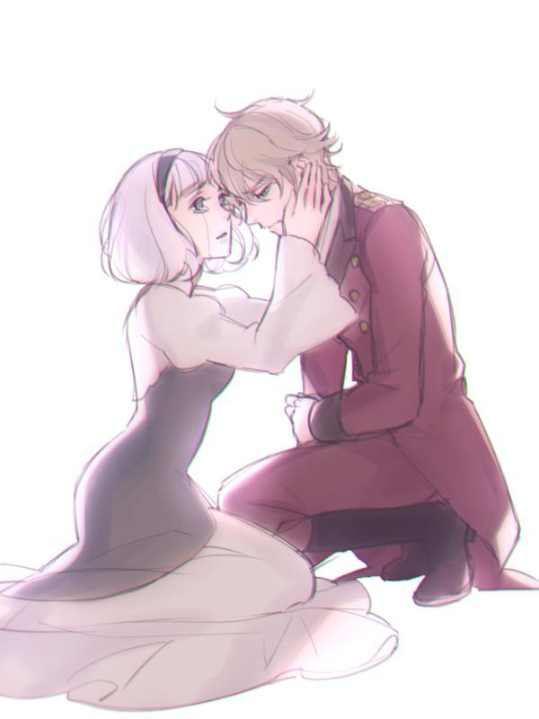 slaine troyard and lemrina vers envers (aldnoah.zero) drawn by reammara