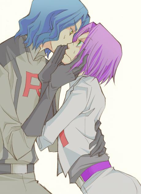 james and pierce (pokemon and 1 more) drawn by sebuchin