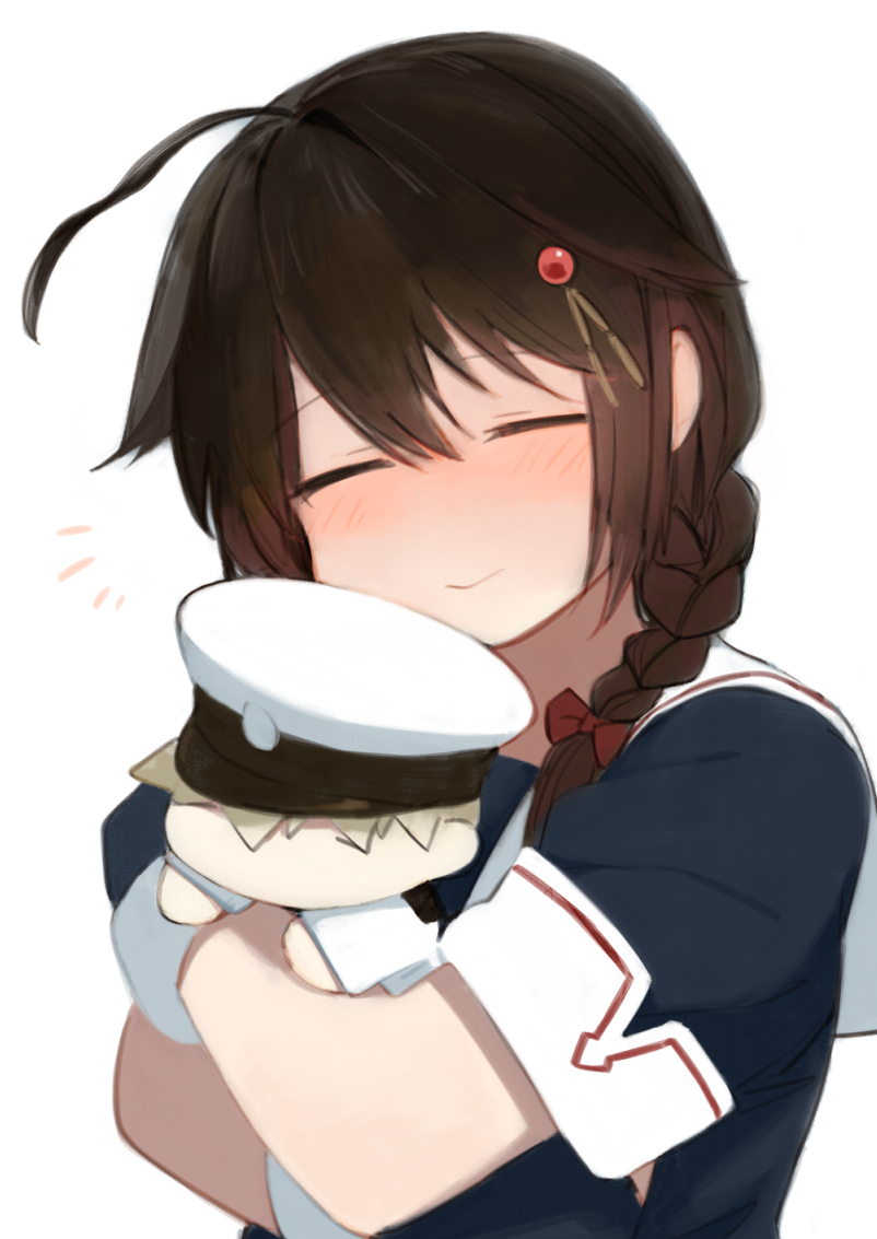 admiral, shigure, and shigure kai ni (kantai collection) drawn by chagen_kokimu