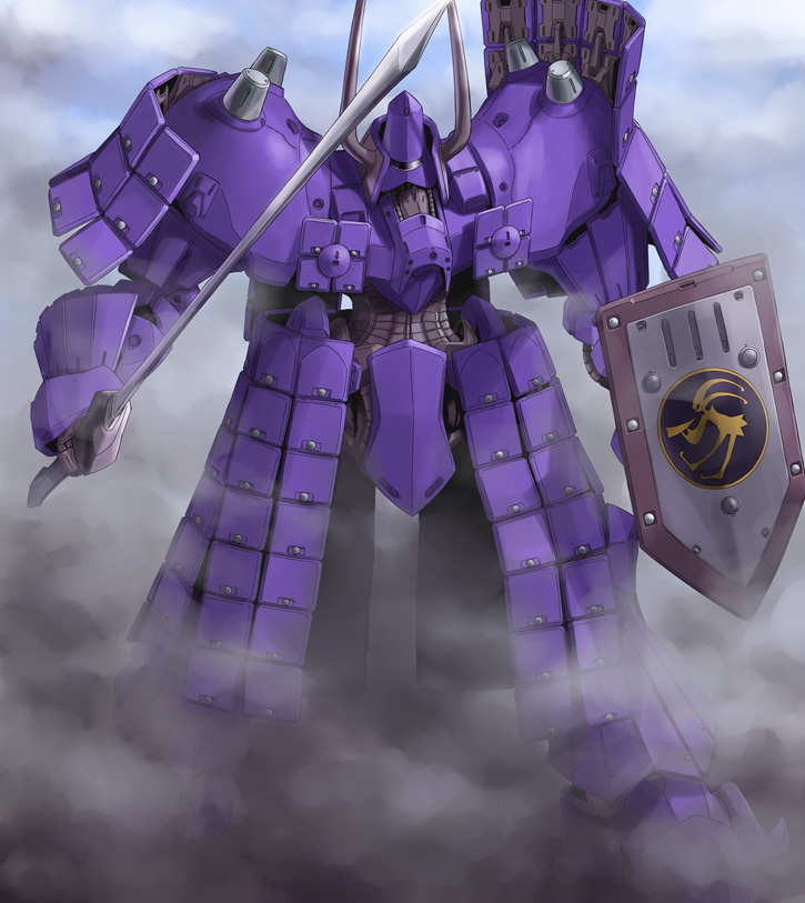 blue knight (five star stories) drawn by tomo_(machinemess)