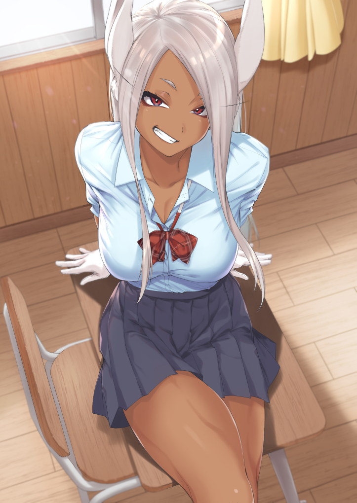 mirko (boku no hero academia) drawn by kurokura_eri