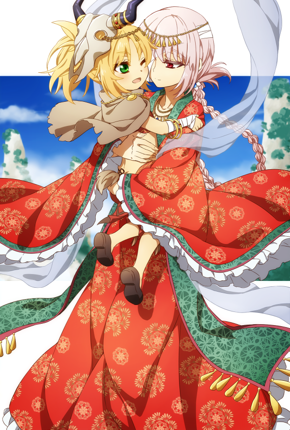 mordred and florence nightingale (fate and 2 more) drawn by oiun