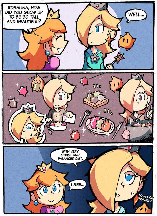 princess peach, rosalina, and luma (mario and 1 more) drawn by setz