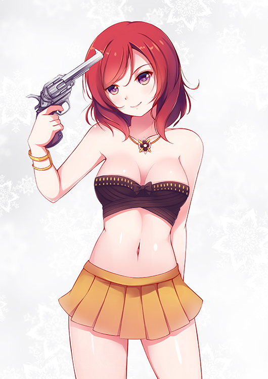 nishikino maki and pile (love live! and 1 more) drawn by euforia
