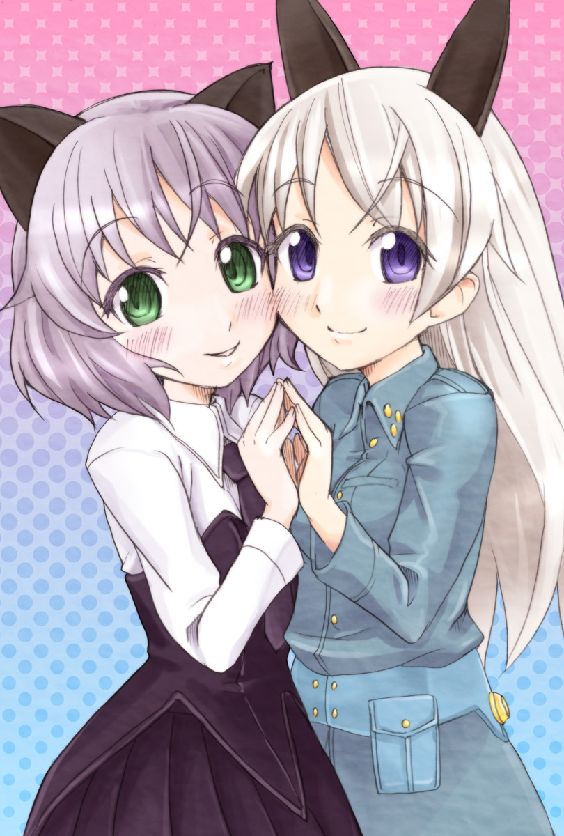 sanya v. litvyak and eila ilmatar juutilainen (world witches series and 1 more) drawn by niwa_mizuki