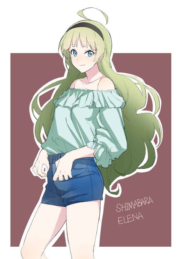 shimabara elena (idolmaster and 1 more) drawn by k52