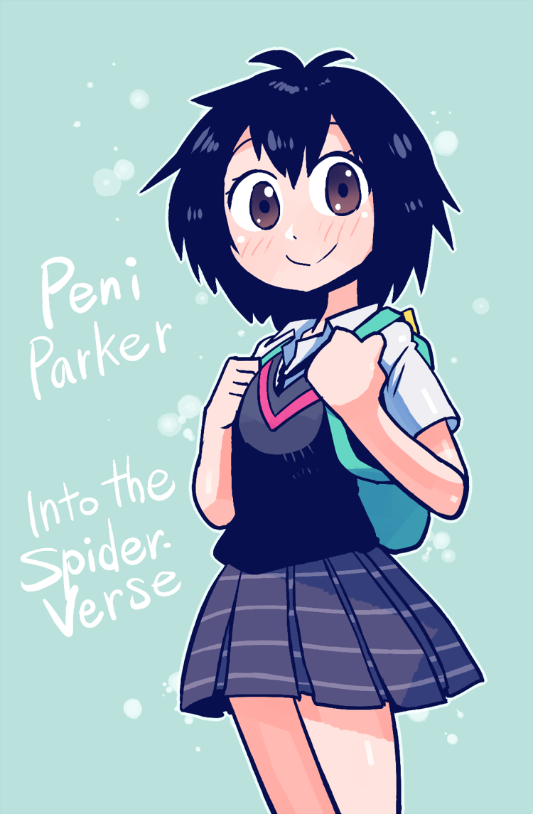 peni parker (marvel and 3 more) drawn by rariatto_(ganguri)