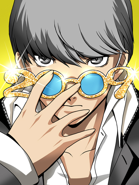 narukami yu (persona and 1 more) drawn by c_(neta)