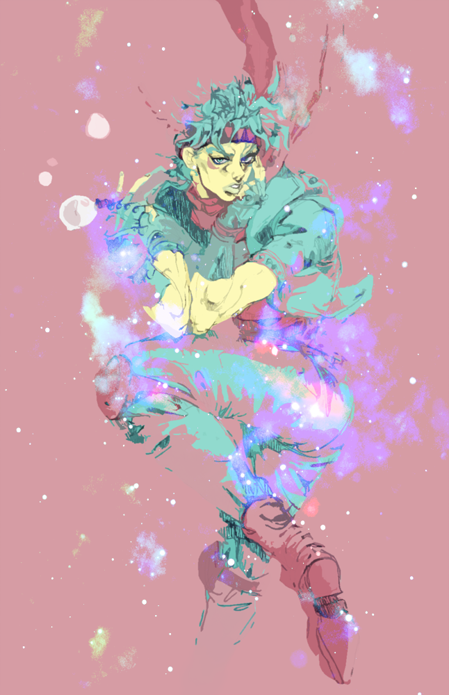 caesar anthonio zeppeli and gyro zeppeli (jojo no kimyou na bouken and 1 more) drawn by wiba_y