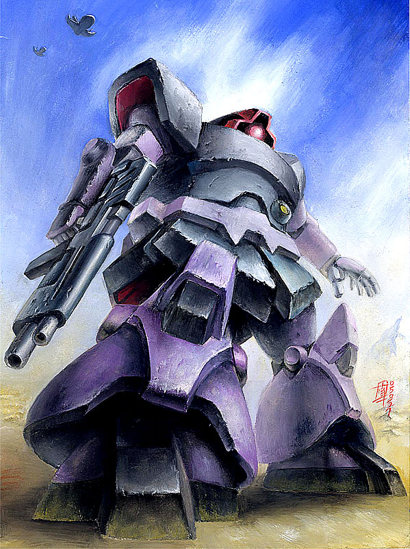 dom and dopp (gundam and 1 more) drawn by taedu