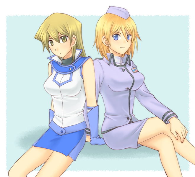tenjouin asuka and reggie mackenzie (yu-gi-oh! and 1 more) drawn by oz_(3103oz)