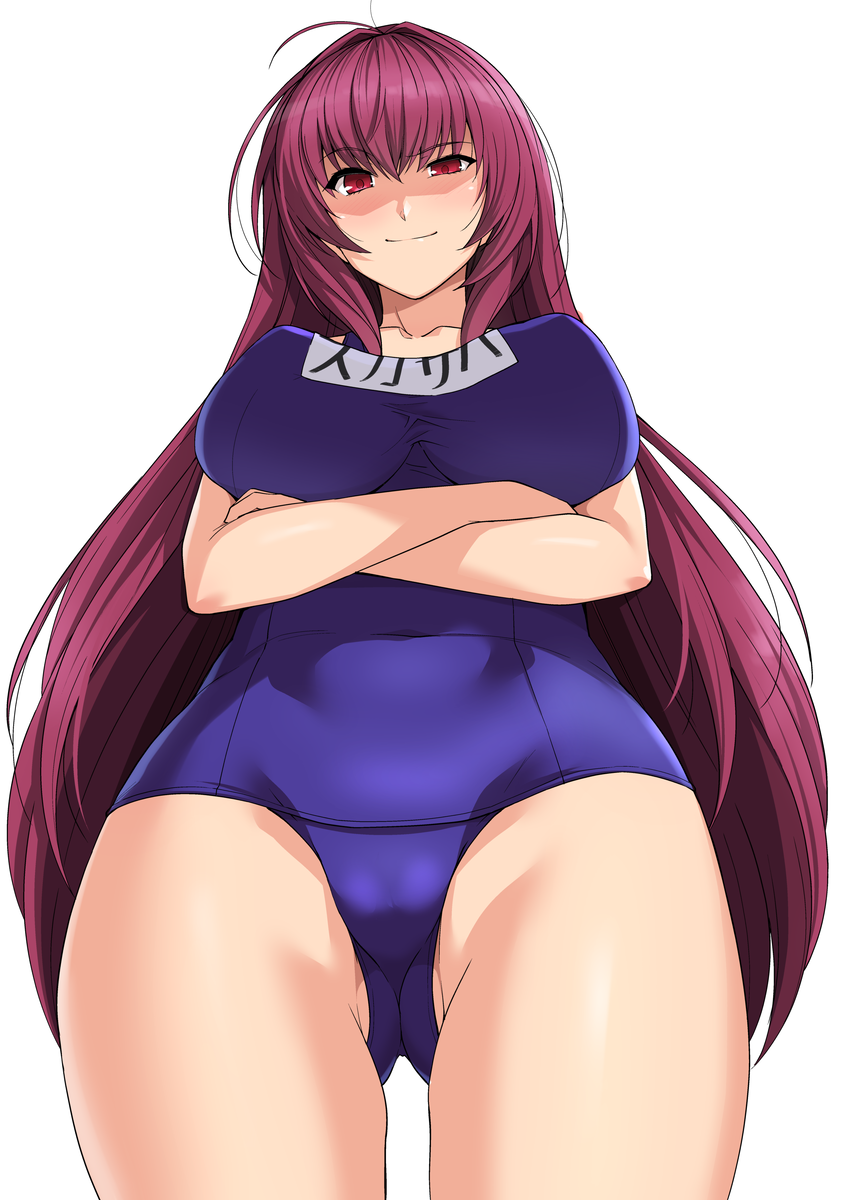 scathach (fate and 1 more) drawn by haruhisky