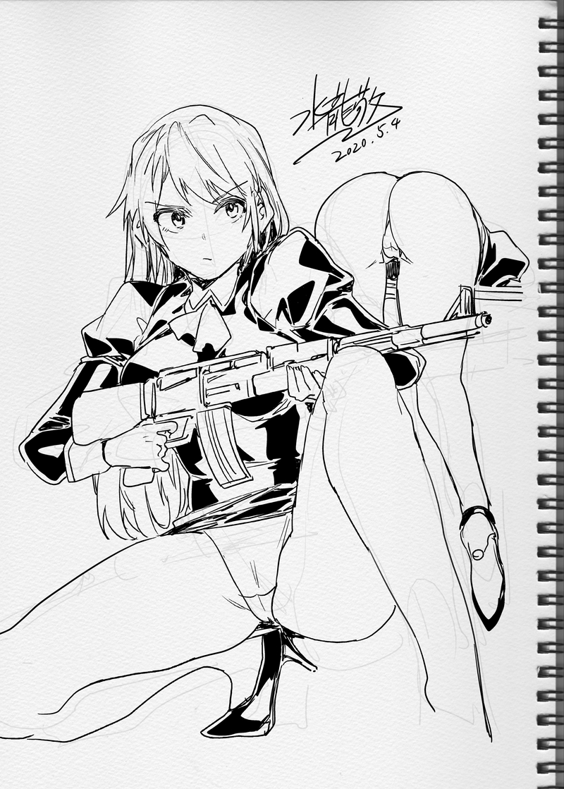 blue delmo and blue delmo b (aika and 1 more) drawn by mizuryu_kei